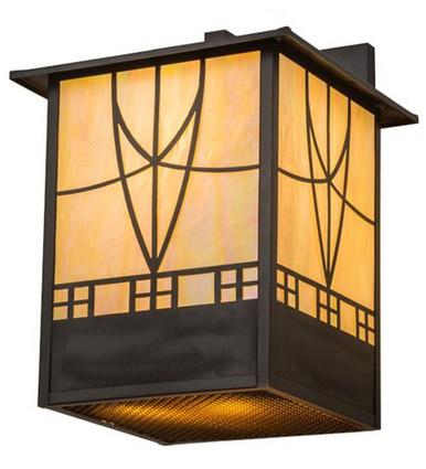 Scottsdale Mission 1 Light Wall Sconce 17.75 x 12.5 Inches by Meyda Tiffany - 162422