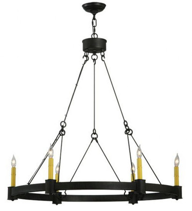 Kenosha 6 Light Chandelier 39.5 x 36 Inches Wide by Meyda Tiffany - 131085