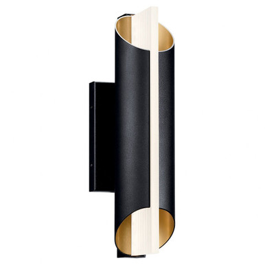 Astalis 10.3W LED Light Outdoor Wall Lantern by Kichler - 59077BKTLED