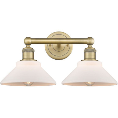 Orwell 2 Light Bath Vanity 9.25 Inch Tall X 17.38 Inch Wide by Innovations - 616-2W-BB-G131