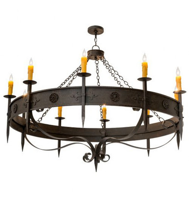 Calandra 10 Light Chandelier 52 x 66 Inches Wide by Meyda Tiffany - 173532