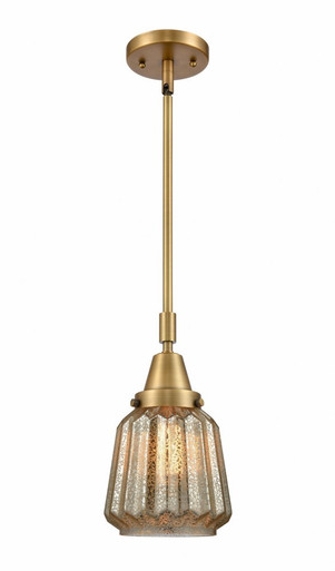 Chatham 1 Light Small Stem Hung Pendant 9.13 Inch Tall by Innovations - 447-1S-G14