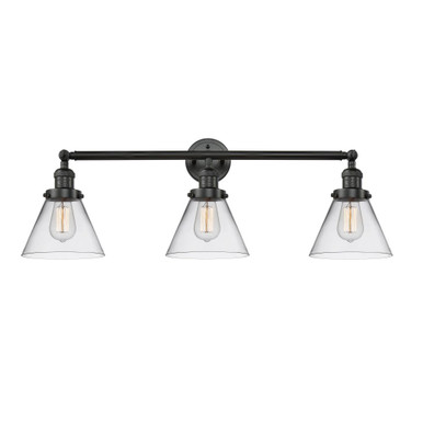 Cone 3 Light Bath Vanity 11 Inch Tall and 32 Inch Wide by Innovations - 205-G4
