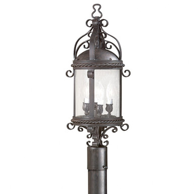 Pamplona 4 Light Outdoor Post Lantern 10 x 26.75 Inches by Troy - P9123-SFB