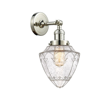 Bullet 100W 1 LED Adjustable Wall Sconce 15 and 7 Inch Wide by Innovations - 203-PN-G664-7-LED