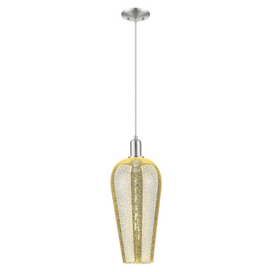 Chelsea 1 Light Cord hung Mini Pendant 19.83 and 8 Inch Wide by Innovations - 716-1P-SN-G456-8ME