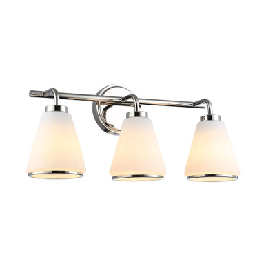 Zoey 3 Light Bath Vanity 5.75 Inch Tall and 22 Inch Wide by Artcraft - AC12123PN
