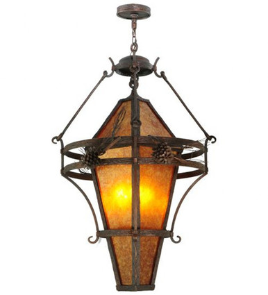 Lone Pine 3 Light Pendant 52 x 36 Inches by Meyda Tiffany - 125210