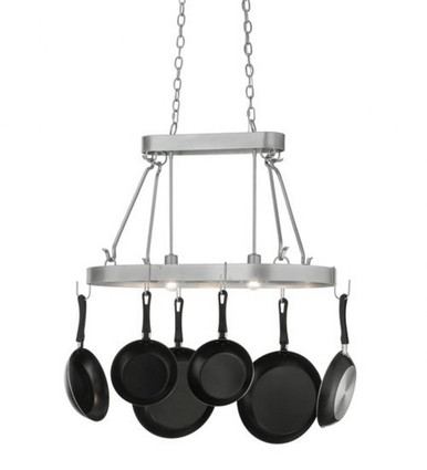 Harmony 2 Light Pot Rack 25 Inches Tall and 18 Inches Wide by Meyda Tiffany - 125258