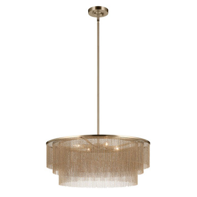 Khaite 4 Light Chandelier 16.25 Inch Tall by Kichler - 52823CPZ