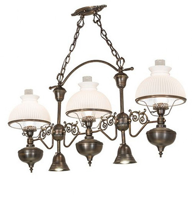 Sunbury 3 Light Island Pendant 36 x 10 Inches by Meyda Tiffany - 259845