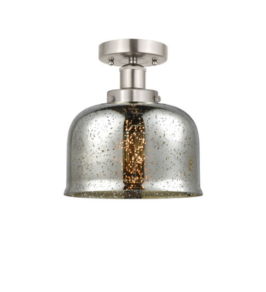 Bell 1 Light Brass 6.5 Inch Tall Semi Flush Mount by Innovations - 616-1F-G78