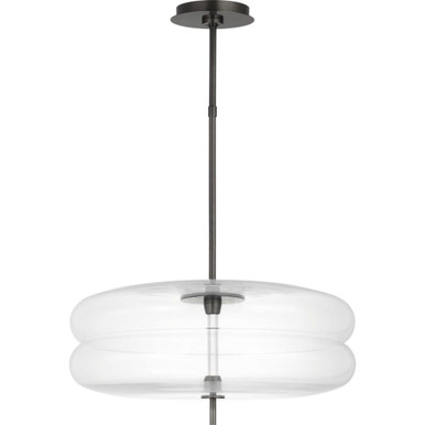 Shakkei 11W 1 LED Light Large Pendant by Visual Comfort Modern - SLPD31027CBZ