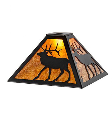 Elk - Shade-6.5 Inches Tall and 16 Inches Wide by Meyda Tiffany - 270058