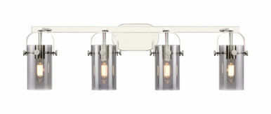 Pilaster II Cylinder 4 Light Vanity Light by Innovations - 423-4W-G423-7