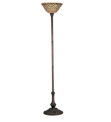 Diamond & Jewel 1 Light Torchiere by Meyda Tiffany - 18763