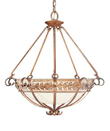 Florentine 3 Light Inverted Pendant 24 x 24 Inches by Meyda Tiffany - 120779