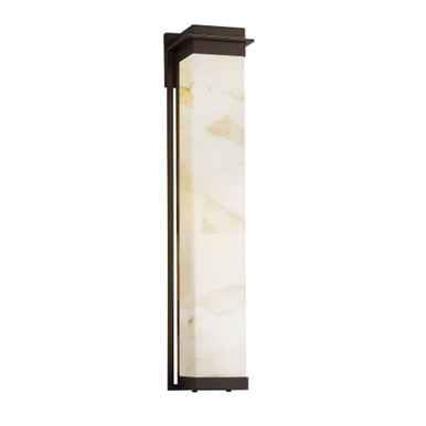 Alabaster Rocks Pacific 1 Light Outdoor Wall Mount by Justice Design - ALR-7546W-DBRZ