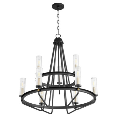 Empire 9 Light Large 2 Tier Chandelier by Quorum - 629-96980