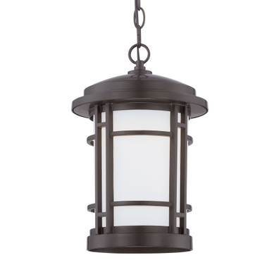 Barrister 1 LED Light Outdoor Small Pendant by Designers Fountain - led22434-bnb