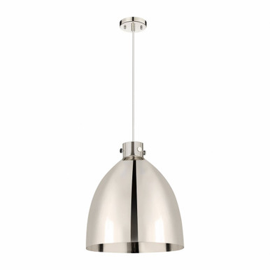 Newton Bell 1 Light Metal Shade Large Pendant 18 Inch Wide by Innovations - 410-1PL-M412-18