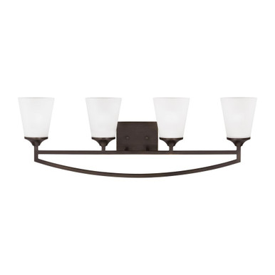 Hanford 4 Light Vanity Light by Generation - 4424504