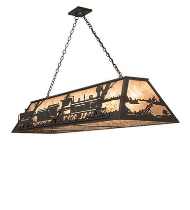 Train 11 Light Oblong Pendant 28 x 17 Inches by Meyda Tiffany 265807 - 265807