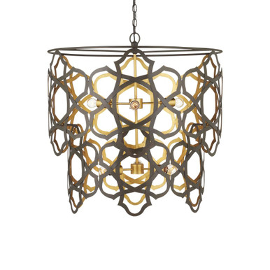 Mauresque 6 Light Large Chandelier by Currey Company - 9000-1106