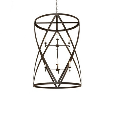 Desmond 8 Light Pendant 70 Inches Tall and 42 Inches Wide by Meyda Tiffany - 240271