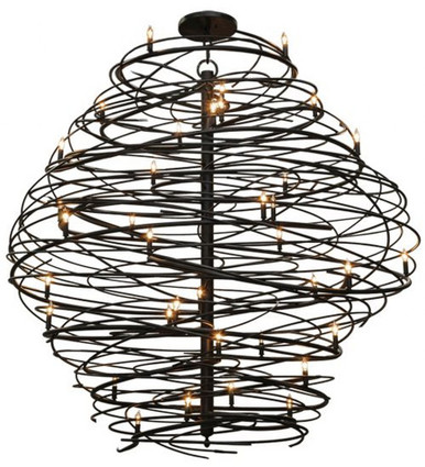 Cyclone 36 Light Chandelier 78 x 79 In by Meyda Tiffany - 145021