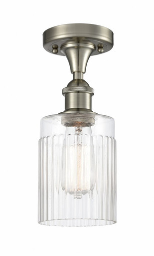 Hadley 1 Light Semi Flush Mount 10.25 Inch and 4.5 Inch Wide by Innovations - 516-1C-SN-G342