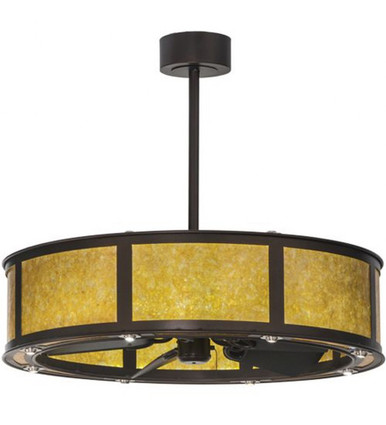 Smythe Craftsman 48W 16 LED Fandelier 32 x 36.5 In by Meyda Tiffany - 149288