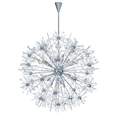 Starfire 18 Light Large Chandelier by Maxim - 39746BCPC