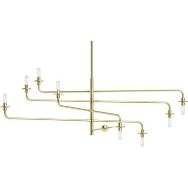 Atelier 8 Light Pendant 16.75 Inch Tall and 60 Inch Wide by Sonneman - 4548