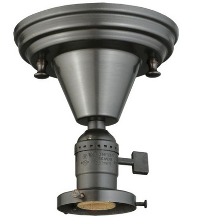 Revival Paddle Socket 1 LT Flush Mount Hardware by Meyda Tiffany - 139923