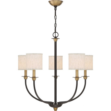 Audley 5 Light Medium Chandelier by Quoizel - ADY5005OZ