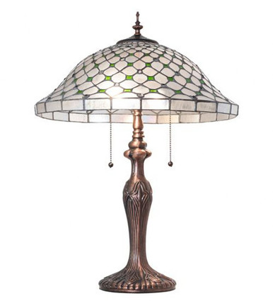 Diamond & Jewel 2 Light Table Lamp 23 x 18 Inch by Meyda Tiffany - 266575