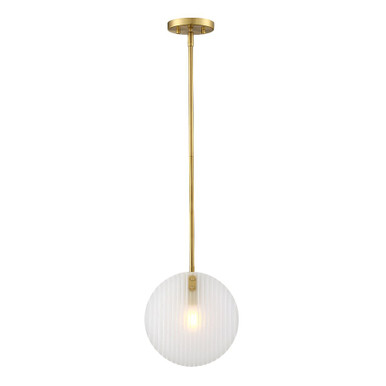 Sky Fall 1 Light Pendant 10.75 Inch and 10 Inch Wide by Designers Fountain - D311C-10P-BG