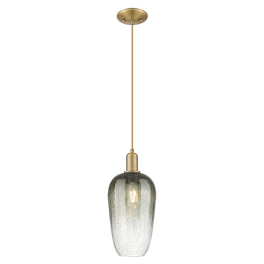 Brookhaven Flute 1 Light Cord Hung Mini Pendant 15.83X7 by Innovations - 716-1P-BB-G484-7SL