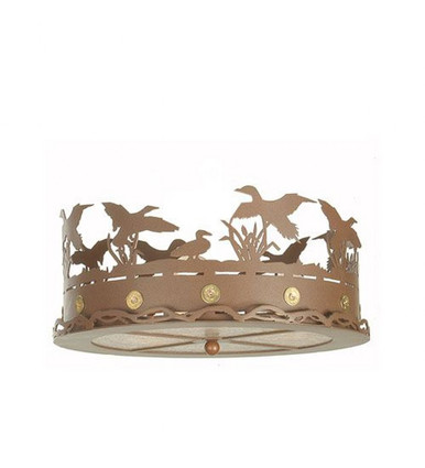 Ducks in Flight 36W 3 LED Ceiling Fan Light Kit by Meyda Tiffany - 254827