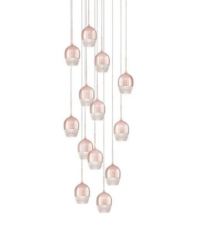 Roma 65W 13 LED Light Large Pendant by Kuzco - MP12813-RG