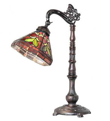 Middleton 1 Light Bridge Arm Table Lamp 20 x 8 Inch by Meyda Tiffany 244794 - 244794