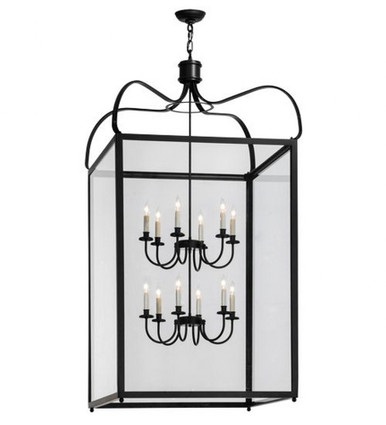 Rennes 12 Light Square Pendant 63 x 42.5 Inches by Meyda Tiffany - 148930
