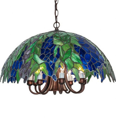 Tiffany Honey Locust 8 Light Mini Chandelier By Meyda Tiffany - 246060
