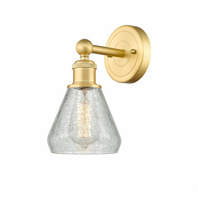Conesus 1 Light Modern Wall Sconce 12.5 Inch Tall by Innovations - 616-1W-SG-G275