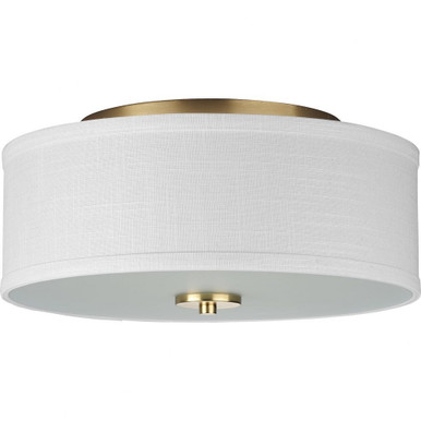 Inspire 2 Light 13 Inch Wide Traditional Flush Mount by Progress - P350130-012