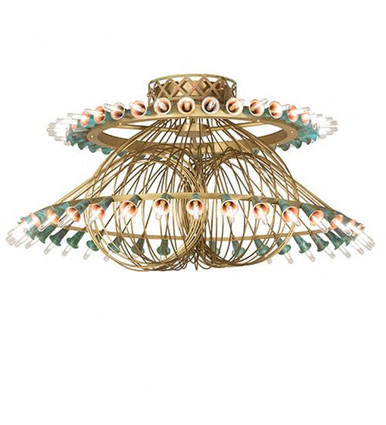 Coyle 288W 72 LED Chandelier 32 x 60 Inches Wide by Meyda Tiffany - 274892