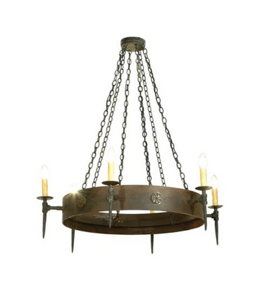 Warwick 6 Light Chandelier 51 x 47 Inches Wide by Meyda Tiffany - 112812