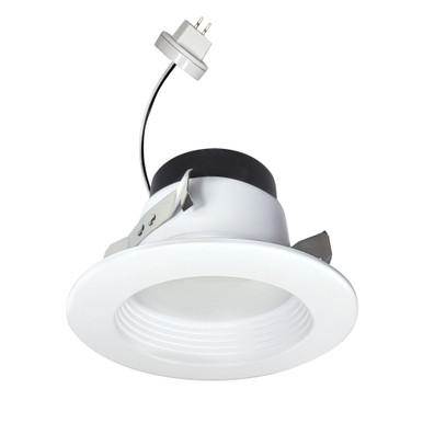 NOXLV Series 12W LED 4 Inches Onyx 12V Retrofit Baffle by Nora - NOXLV-4R2TWWW