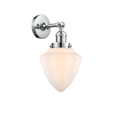 Bullet 1 Light Adjustable Wall Sconce 15 and 7 Inch Wide by Innovations - 203-PC-G661-7